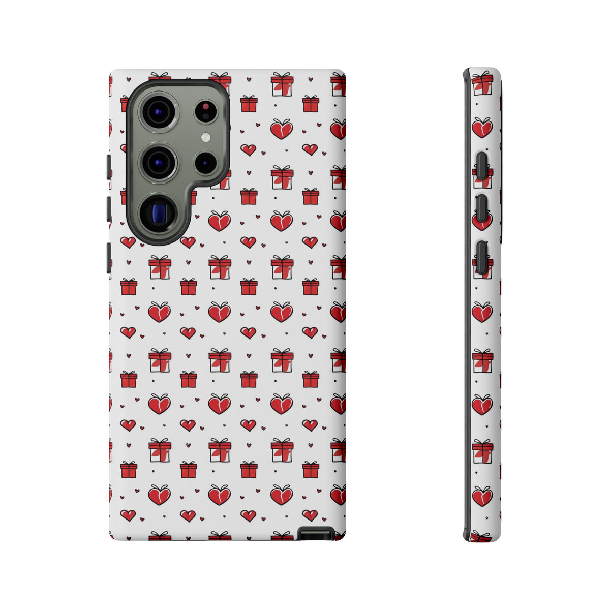 Heart Pattern Phone Case – Stylish & Loving Design for Your Device 234