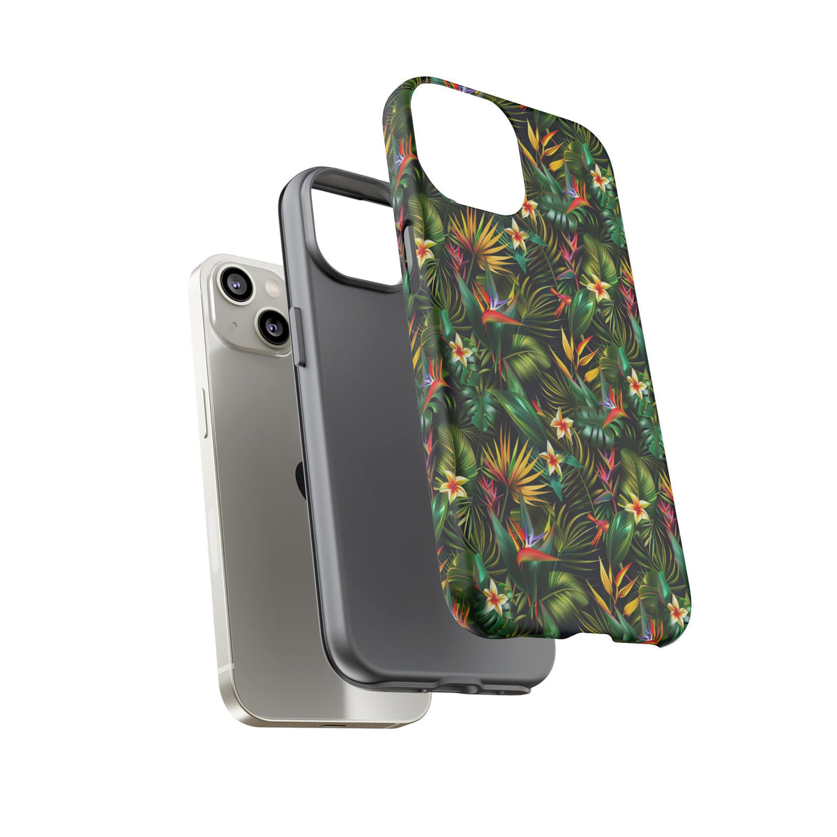 Jungle Pattern Phone Case – Exotic & Lush Design for Your Phone 348