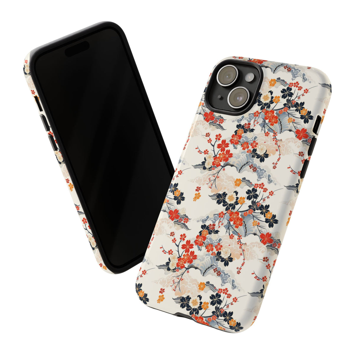 Japanese Pattern Phone Case – Elegant & Timeless Design for Your Phone 302