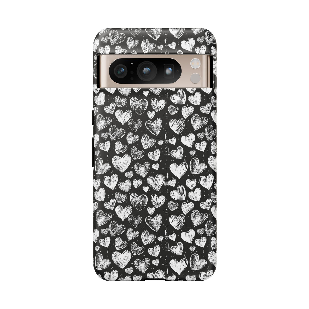 Heart Pattern Phone Case – Stylish & Loving Design for Your Device 815