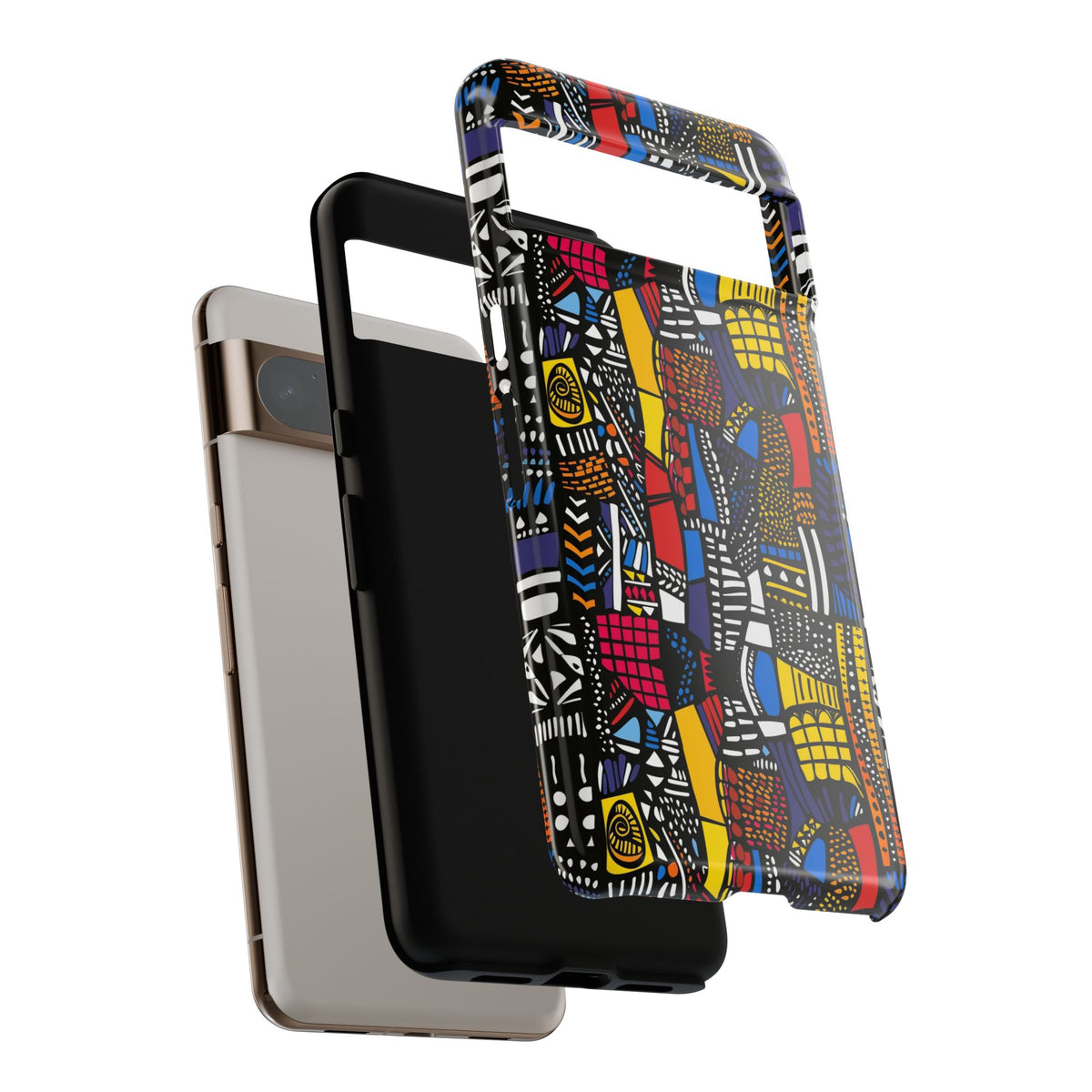 Stylish African Pattern Phone Case – Unique and Vibrant Protection 201