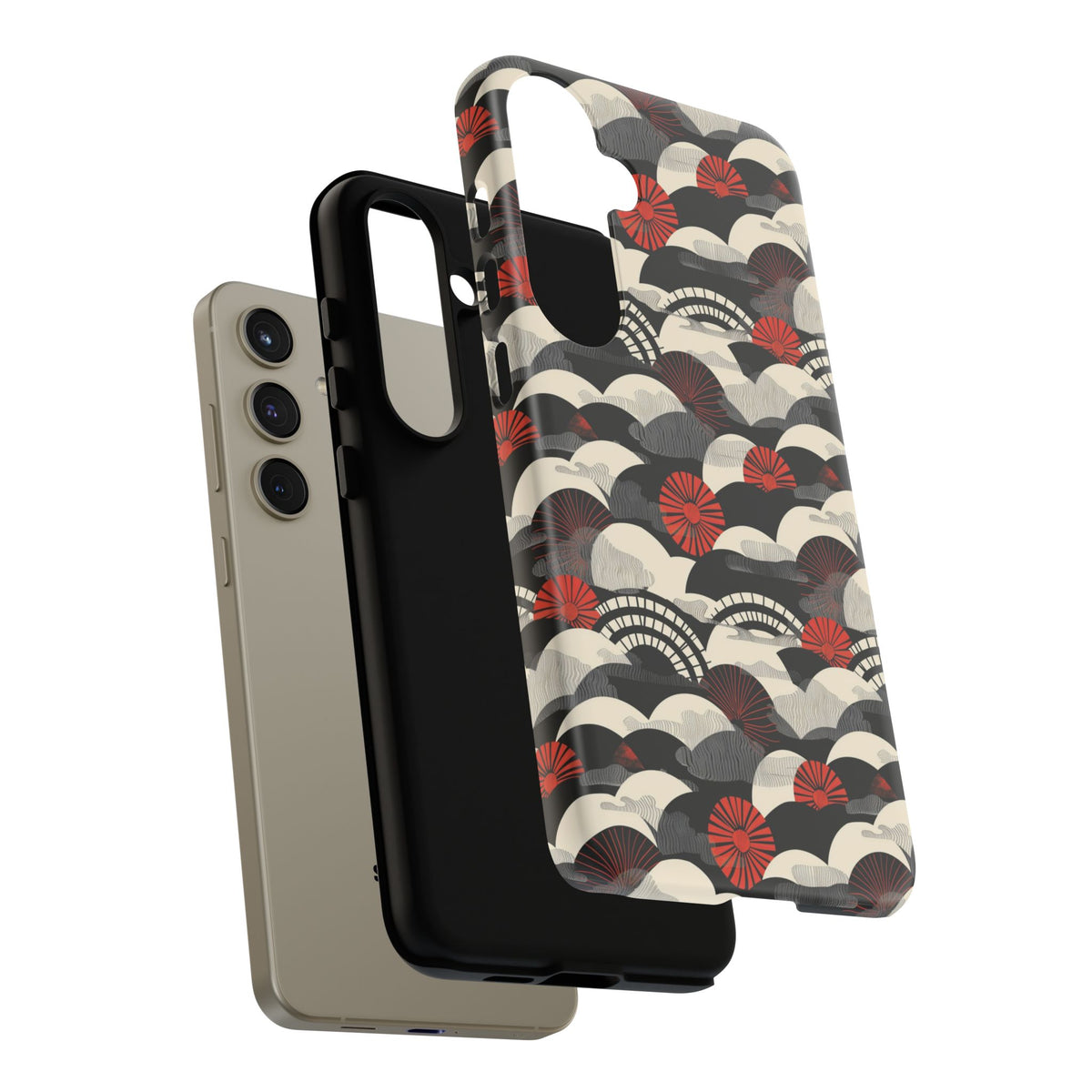 Japanese Pattern Phone Case – Elegant & Timeless Design for Your Phone 151