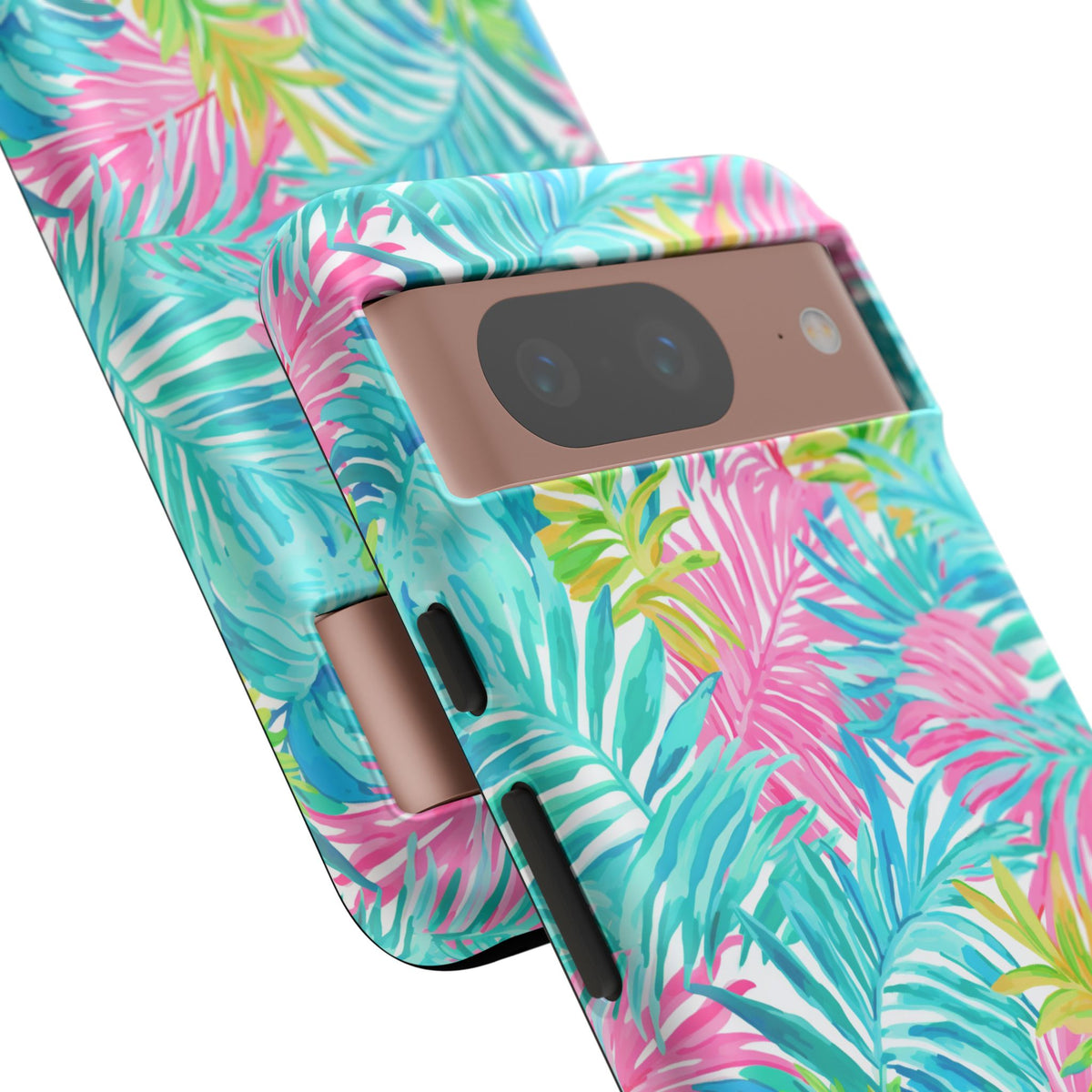 Vibrant Summer Leaves Phone Case – Colorful & Durable Summer Design