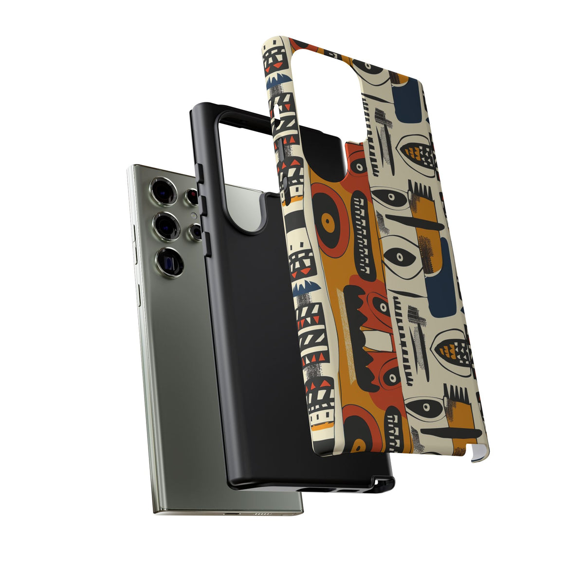 Stylish African Pattern Phone Case – Unique and Vibrant Protection 204