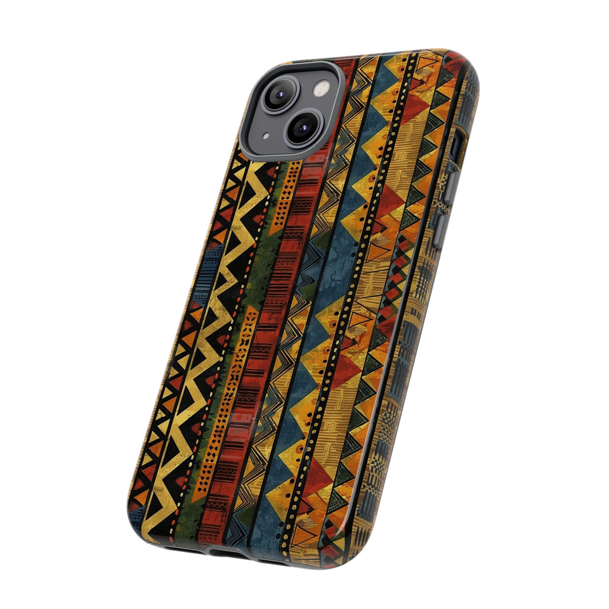 Stylish African Pattern Phone Case – Unique and Vibrant Protection 166