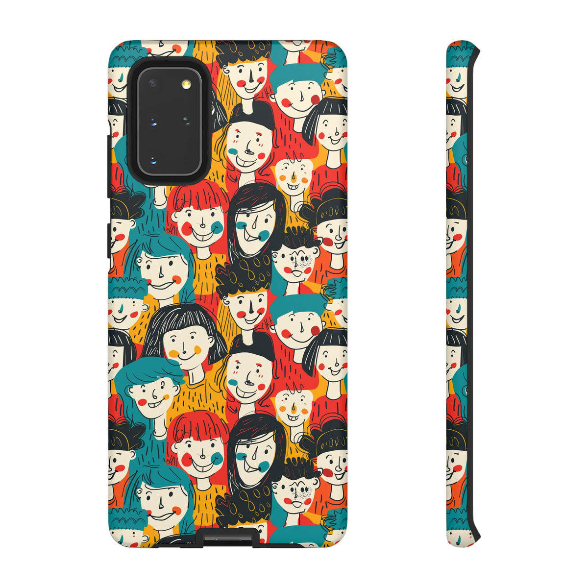 Happy Faces Phone Case – Joyful and Cheerful Design for a Bright Look 3