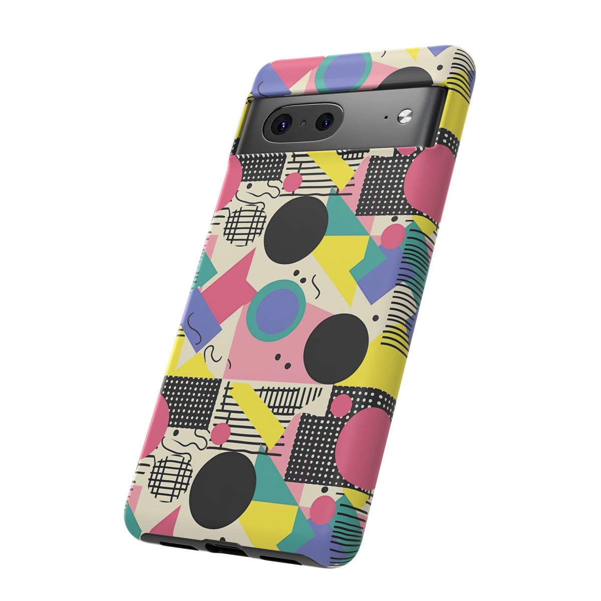 90s Themed Seamless Pattern Phone Case – Embrace Retro Style and Protection 228