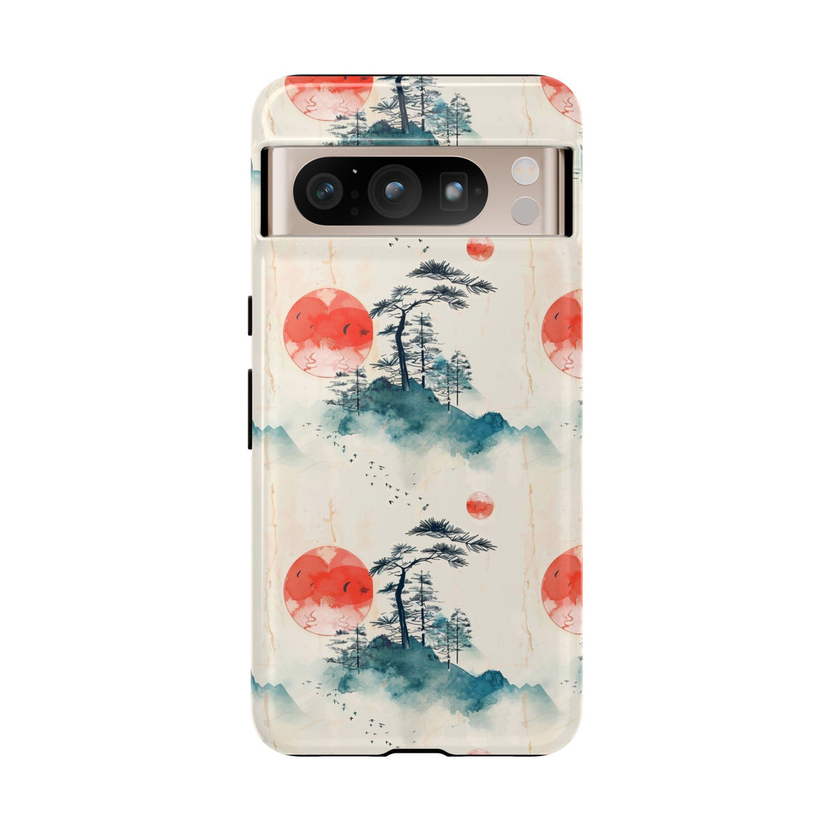 Japanese Pattern Phone Case – Elegant & Timeless Design for Your Phone 055