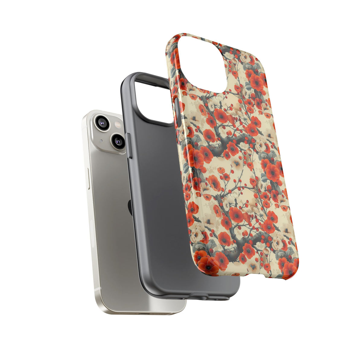 Japanese Pattern Phone Case – Elegant & Timeless Design for Your Phone 084