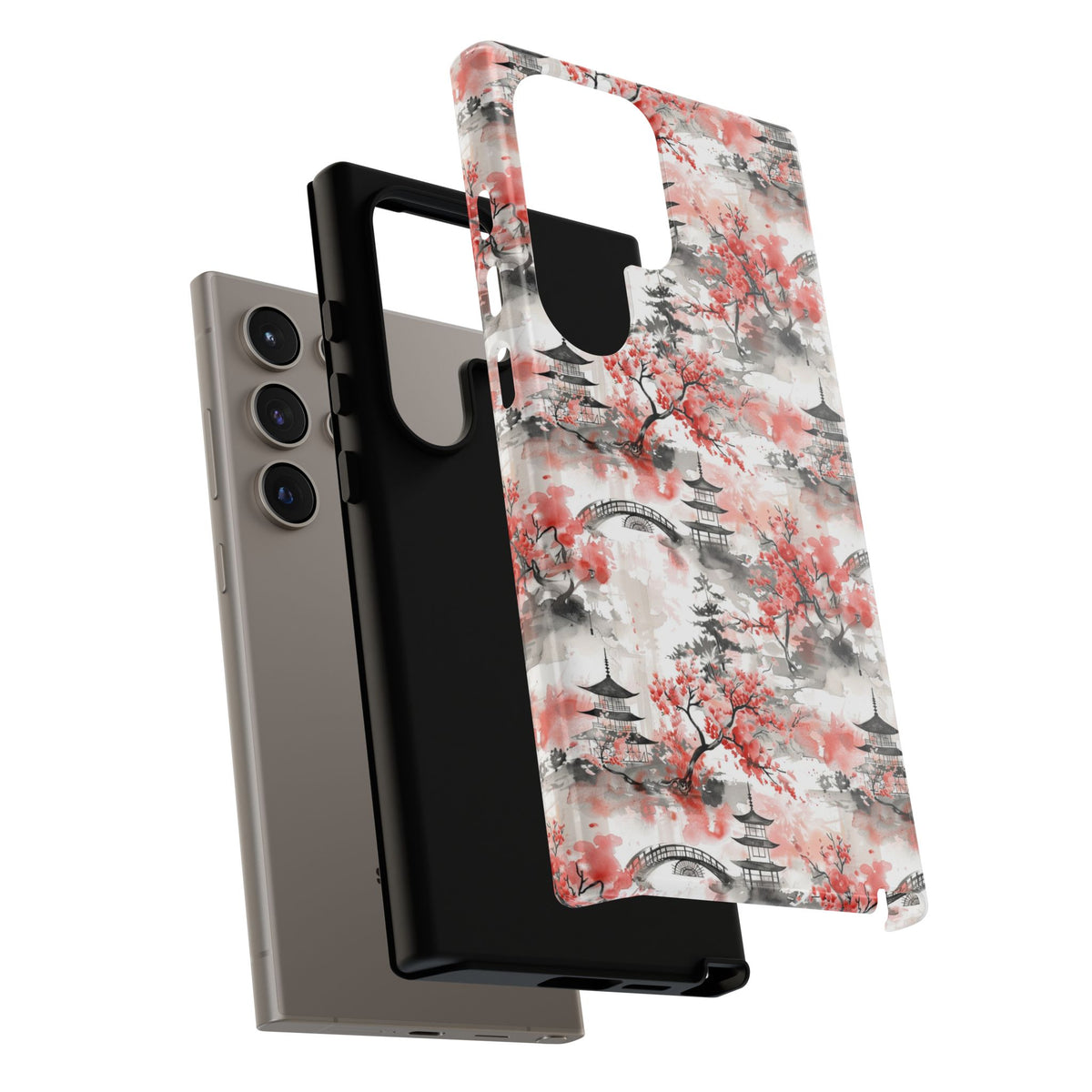 Japanese Pattern Phone Case – Elegant & Timeless Design for Your Phone 122