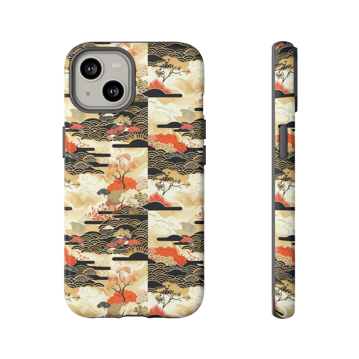 Japanese Pattern Phone Case – Elegant & Timeless Design for Your Phone 123