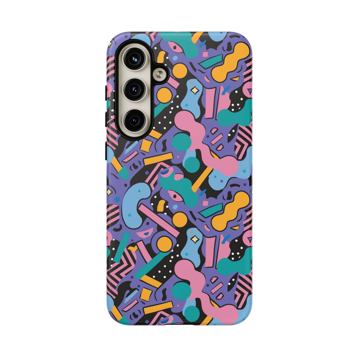 90s Themed Seamless Pattern Phone Case – Embrace Retro Style and Protection 234