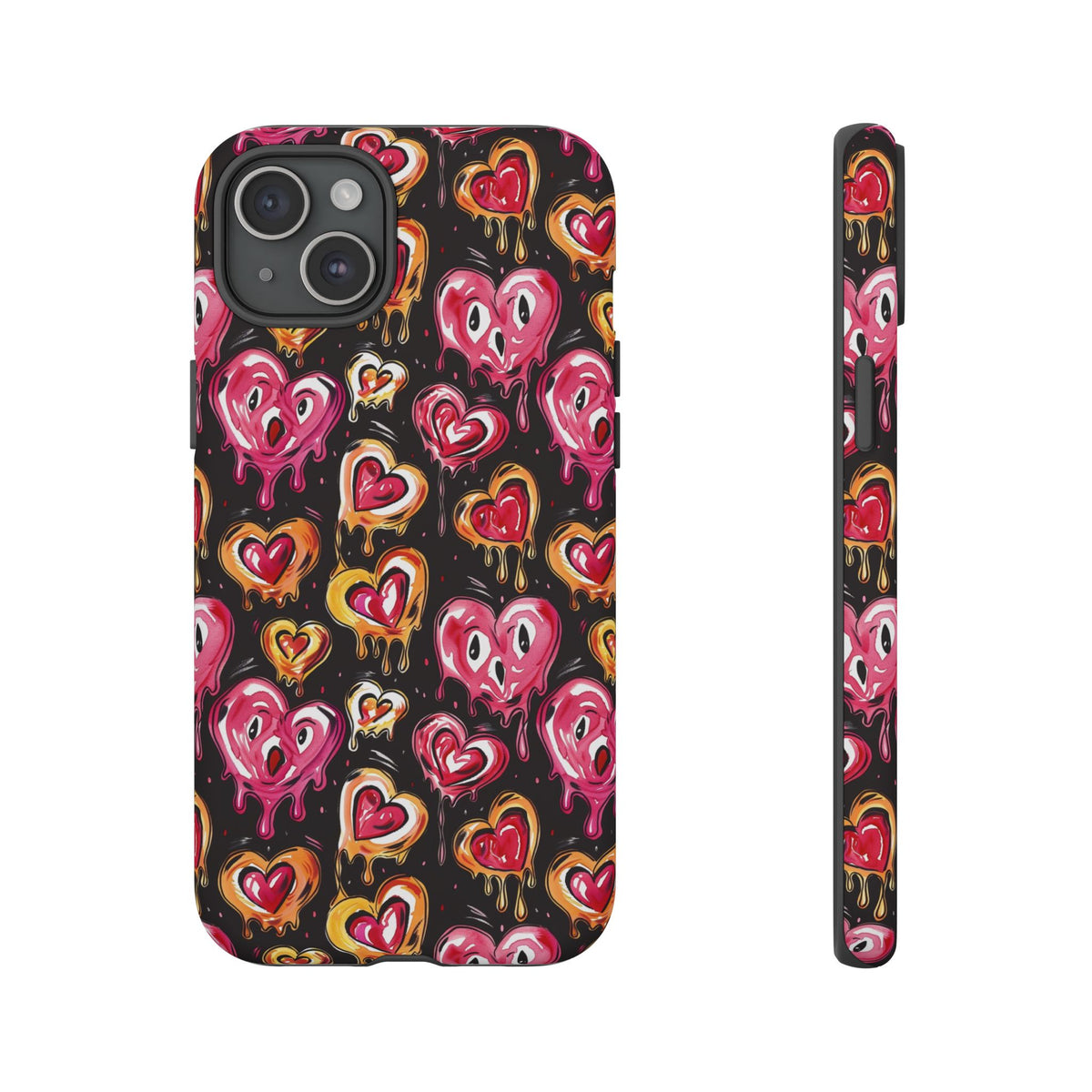 Heart Pattern Phone Case – Stylish & Loving Design for Your Device 361