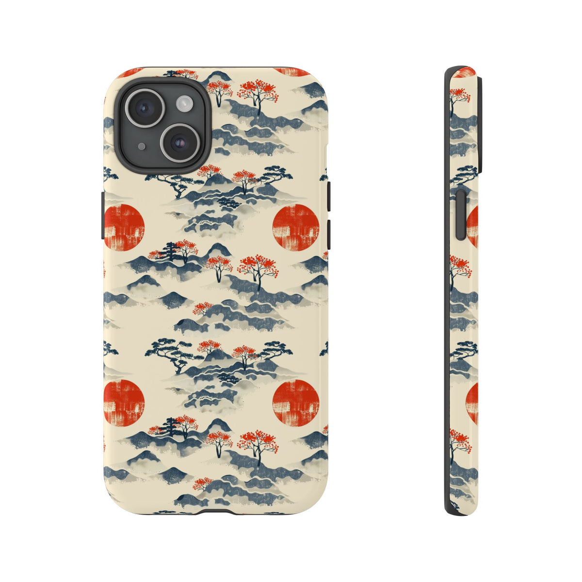 Japanese Pattern Phone Case – Elegant & Timeless Design for Your Phone 085