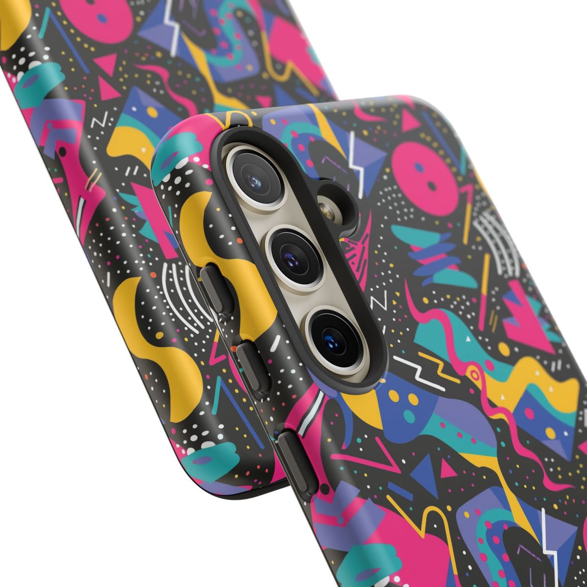 90s Themed Seamless Pattern Phone Case – Embrace Retro Style and Protection 302