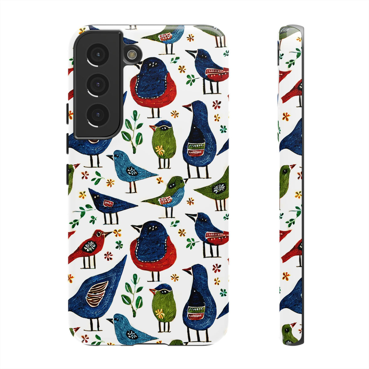 Birds Seamless Pattern Phone Case – Elegant and Timeless Avian Design 12