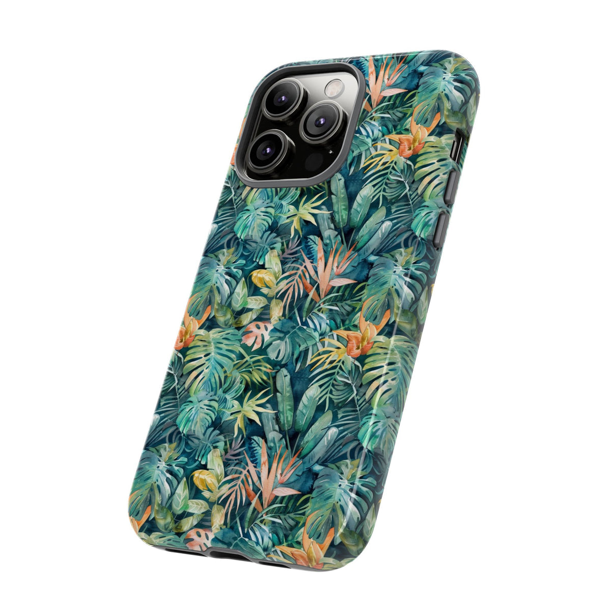 Jungle Pattern Phone Case – Exotic & Lush Design for Your Phone 333