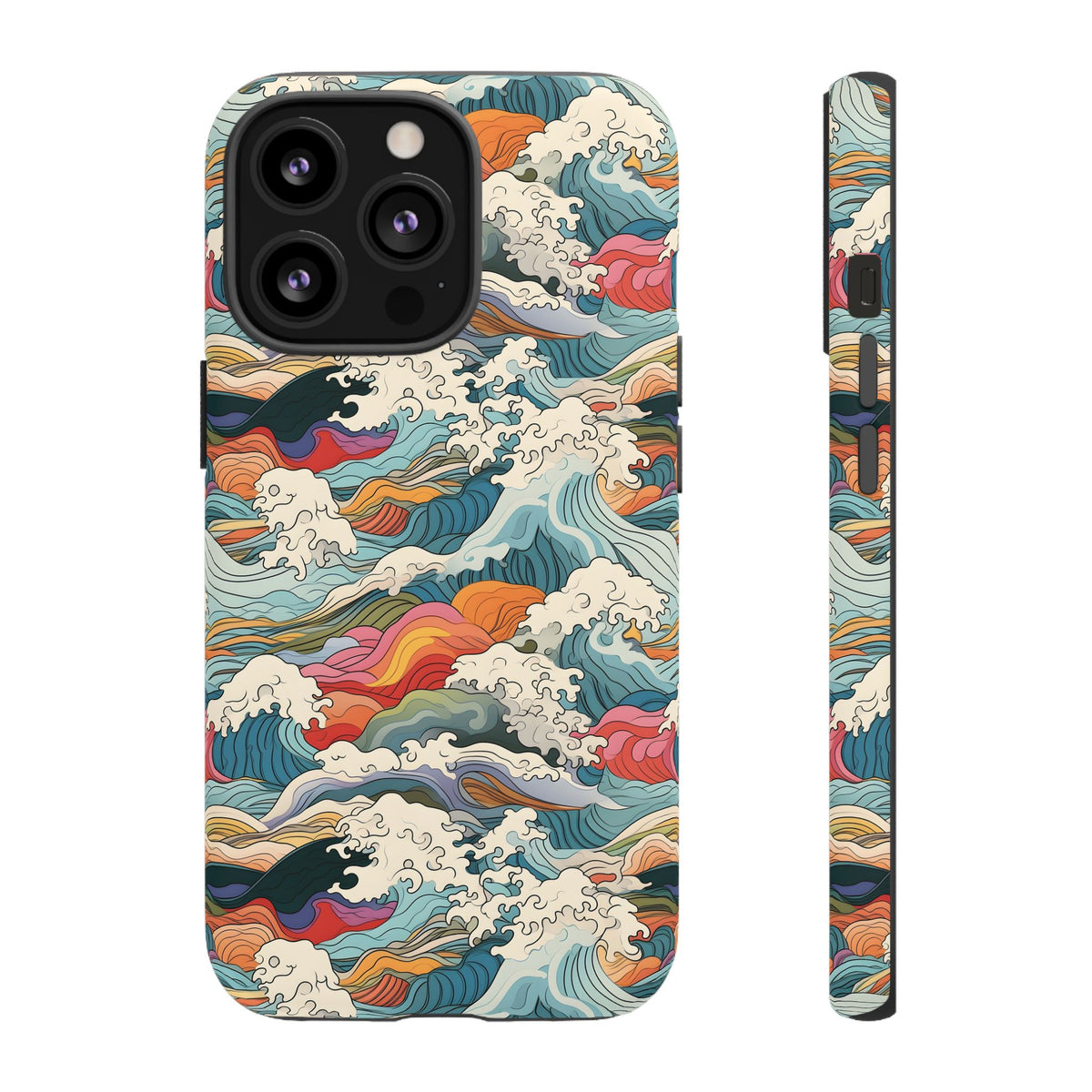 Japanese Waves Phone Case – Embrace Timeless Elegance with Classic Design 2