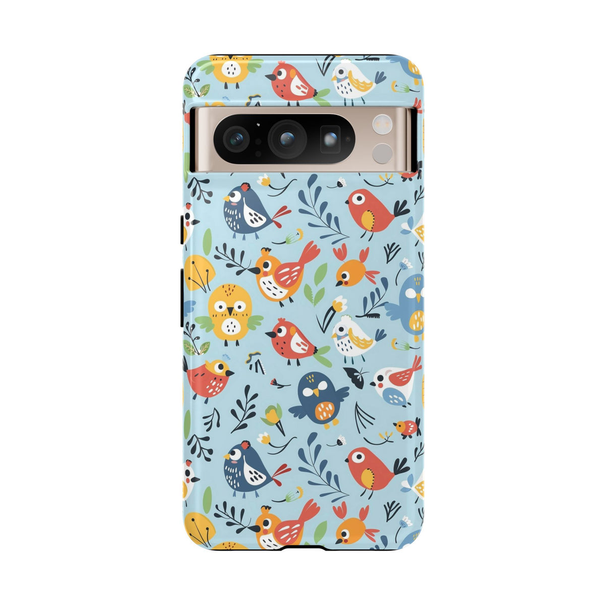 Birds Seamless Pattern Phone Case – Elegant and Timeless Avian Design 7