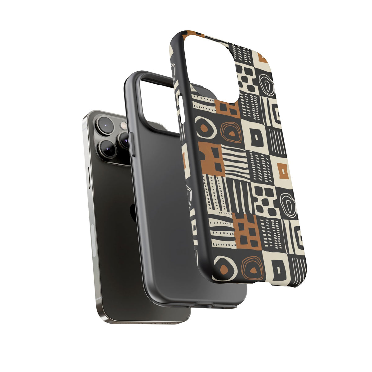 Stylish African Pattern Phone Case – Unique and Vibrant Protection 168
