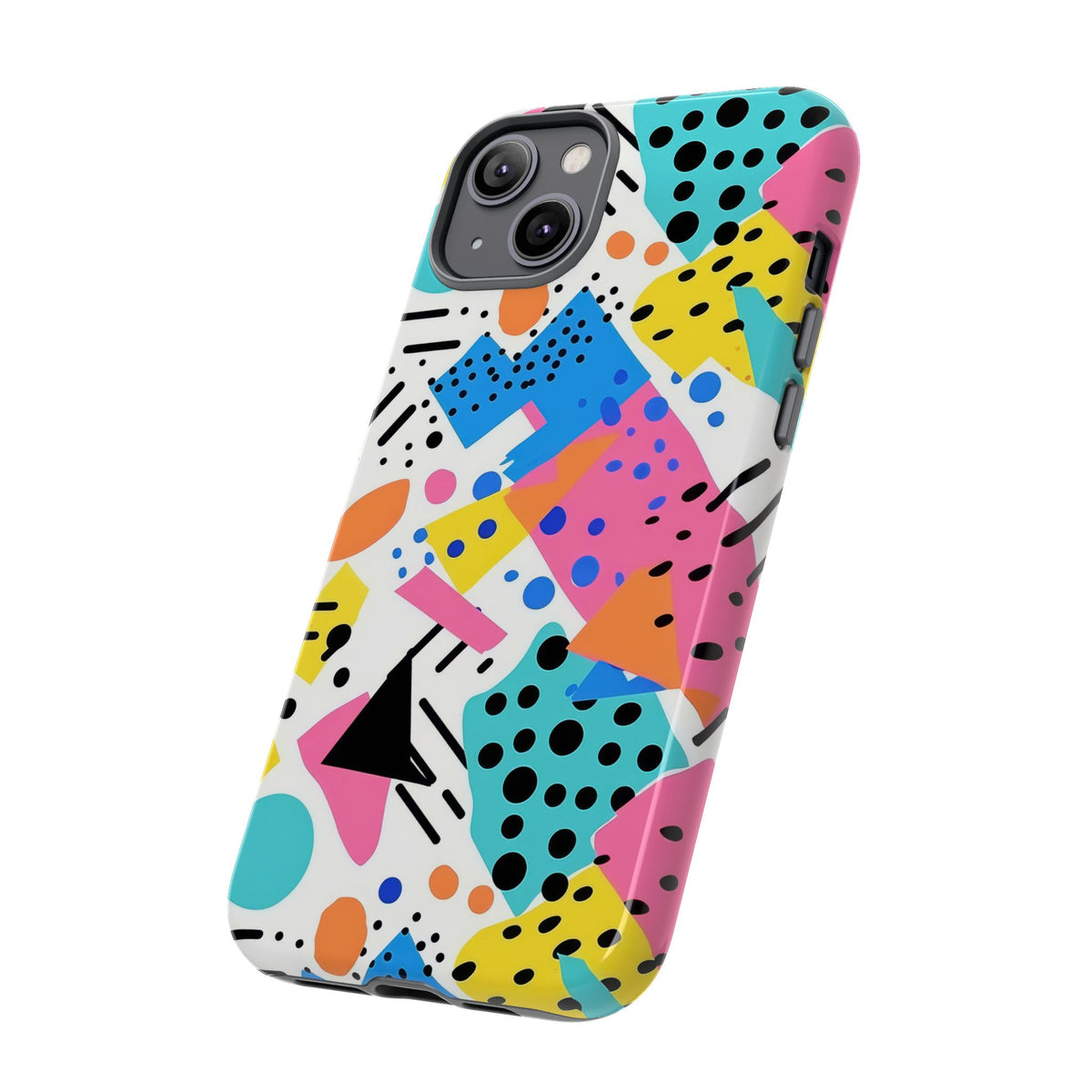 Bright Summer Memphis Design Phone Case – Vibrant and Playful Phone Cover