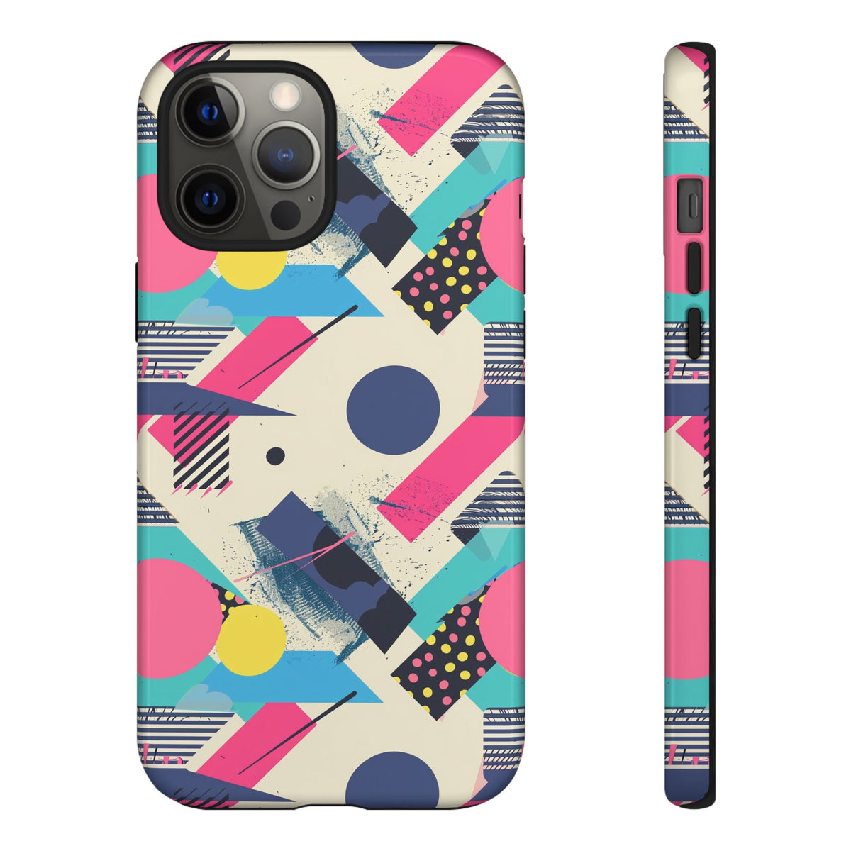 Retro 80s Seamless Phone Case – Vintage Style Meets Modern Protection 089