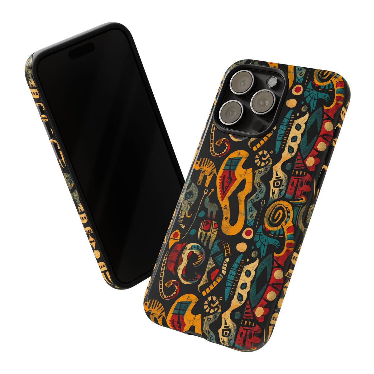 Stylish African Pattern Phone Case – Unique and Vibrant Protection 153