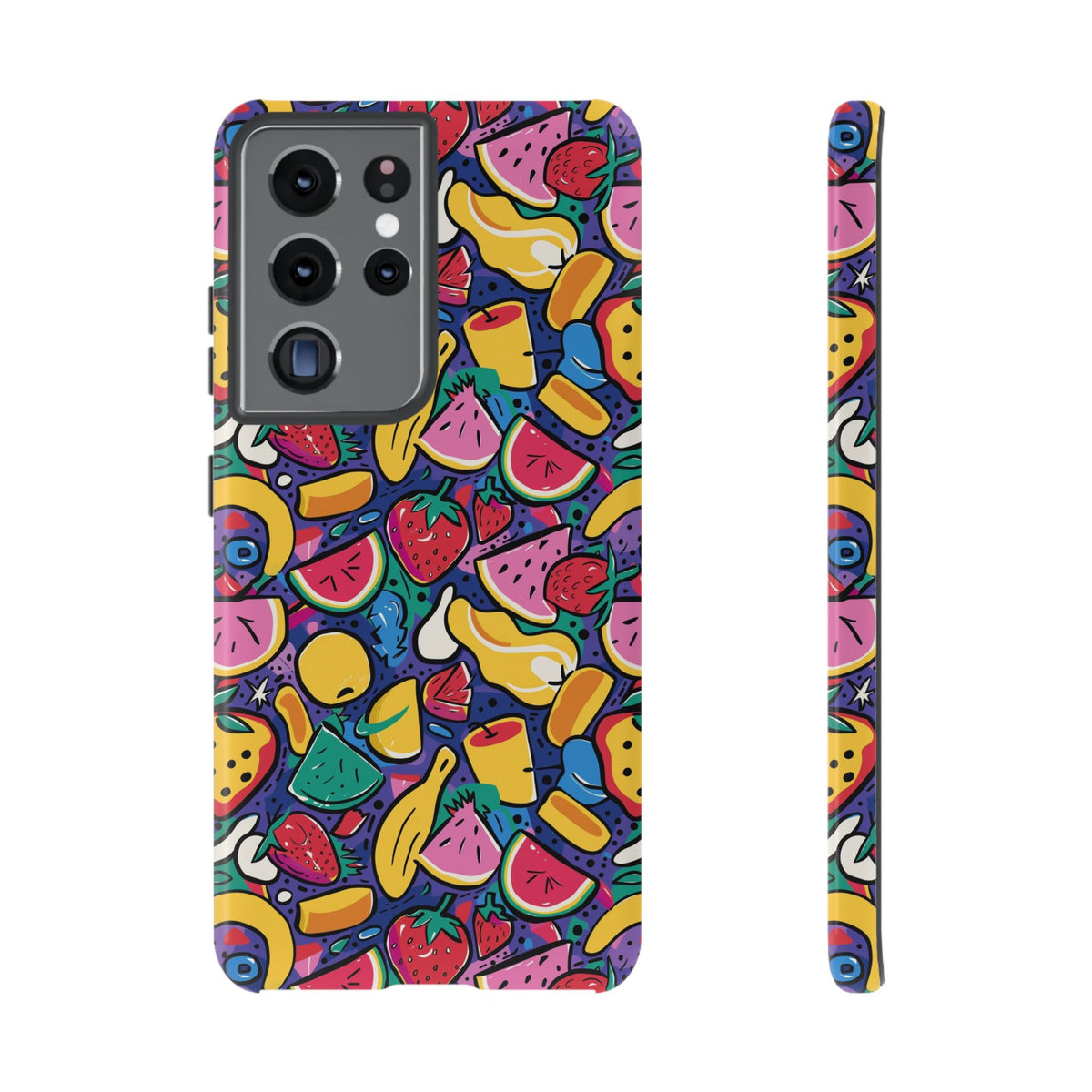 90s Themed Seamless Pattern Phone Case – Embrace Retro Style and Protection 316