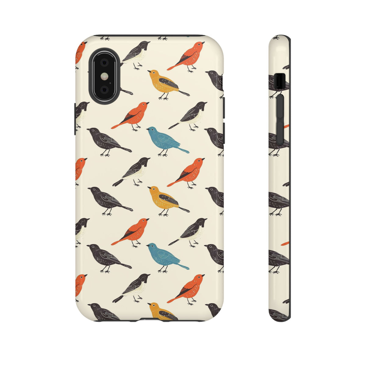 Birds Seamless Pattern Phone Case – Elegant and Timeless Avian Design 5