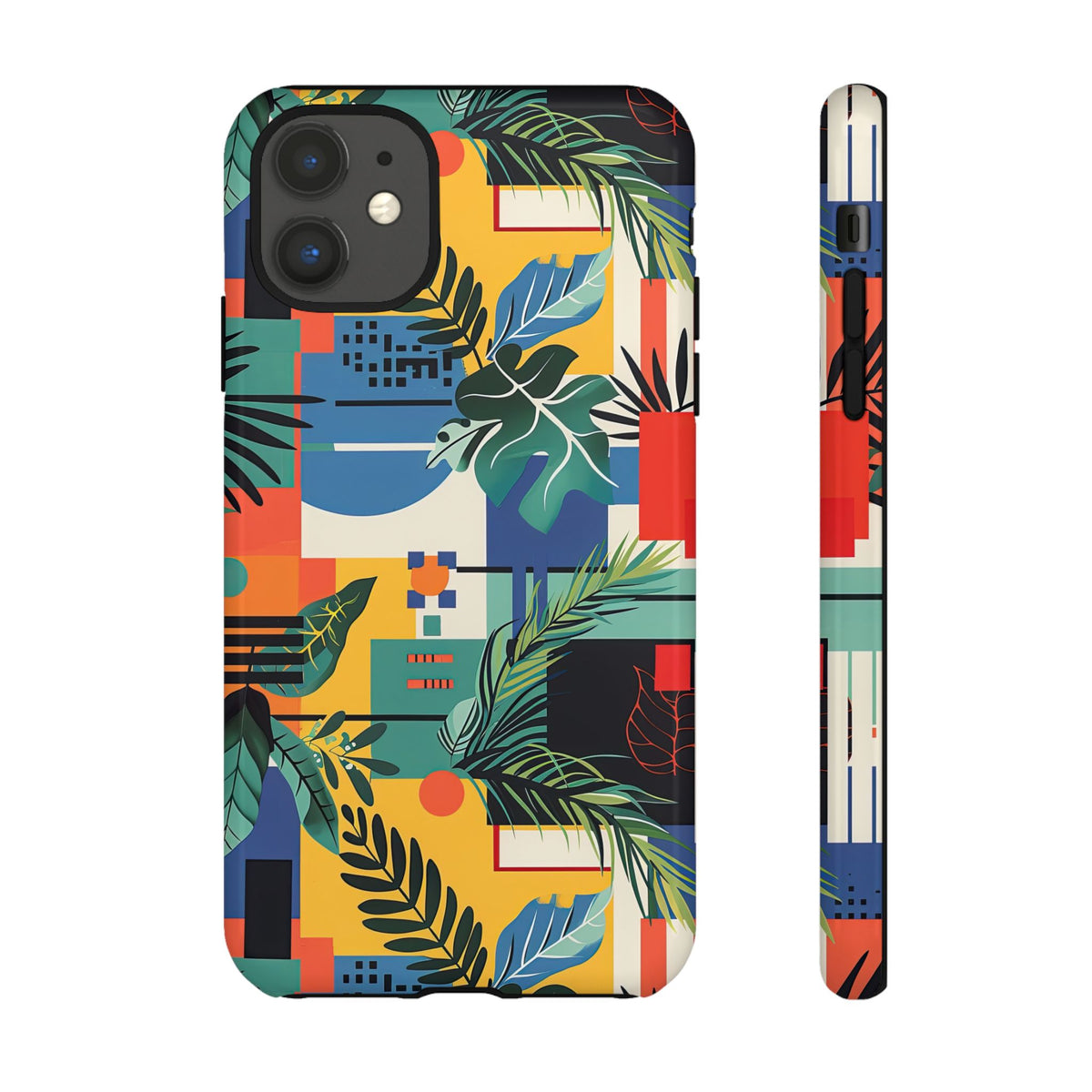 Jungle Collage Phone Case – Vibrant & Durable Nature-Inspired Protection