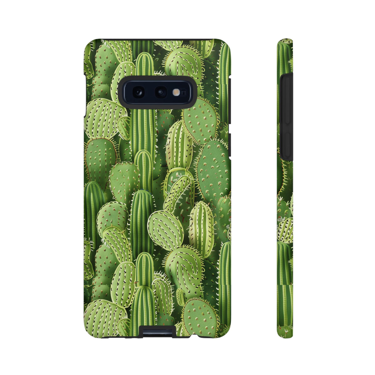 Cactus Embroidery Phone Case – Elegant and Unique Handcrafted Cactus Design