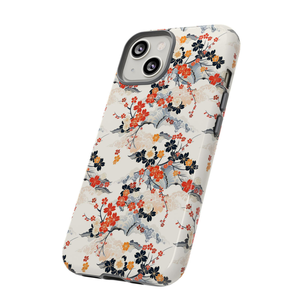 Japanese Pattern Phone Case – Elegant & Timeless Design for Your Phone 302