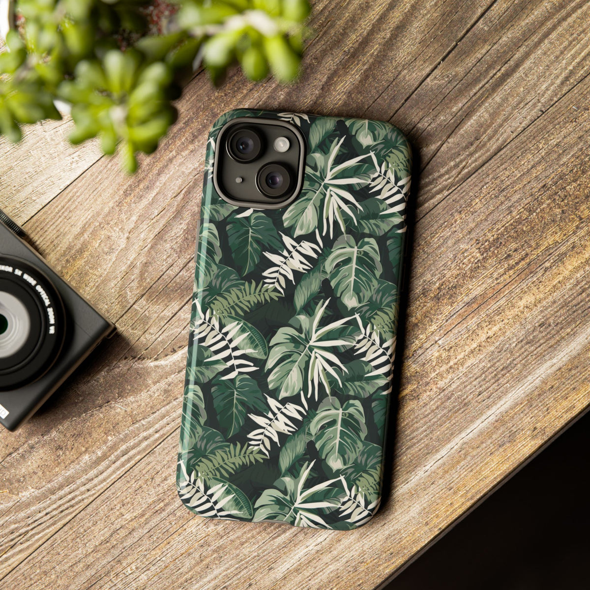 Jungle Pattern Phone Case – Exotic & Lush Design for Your Phone 351