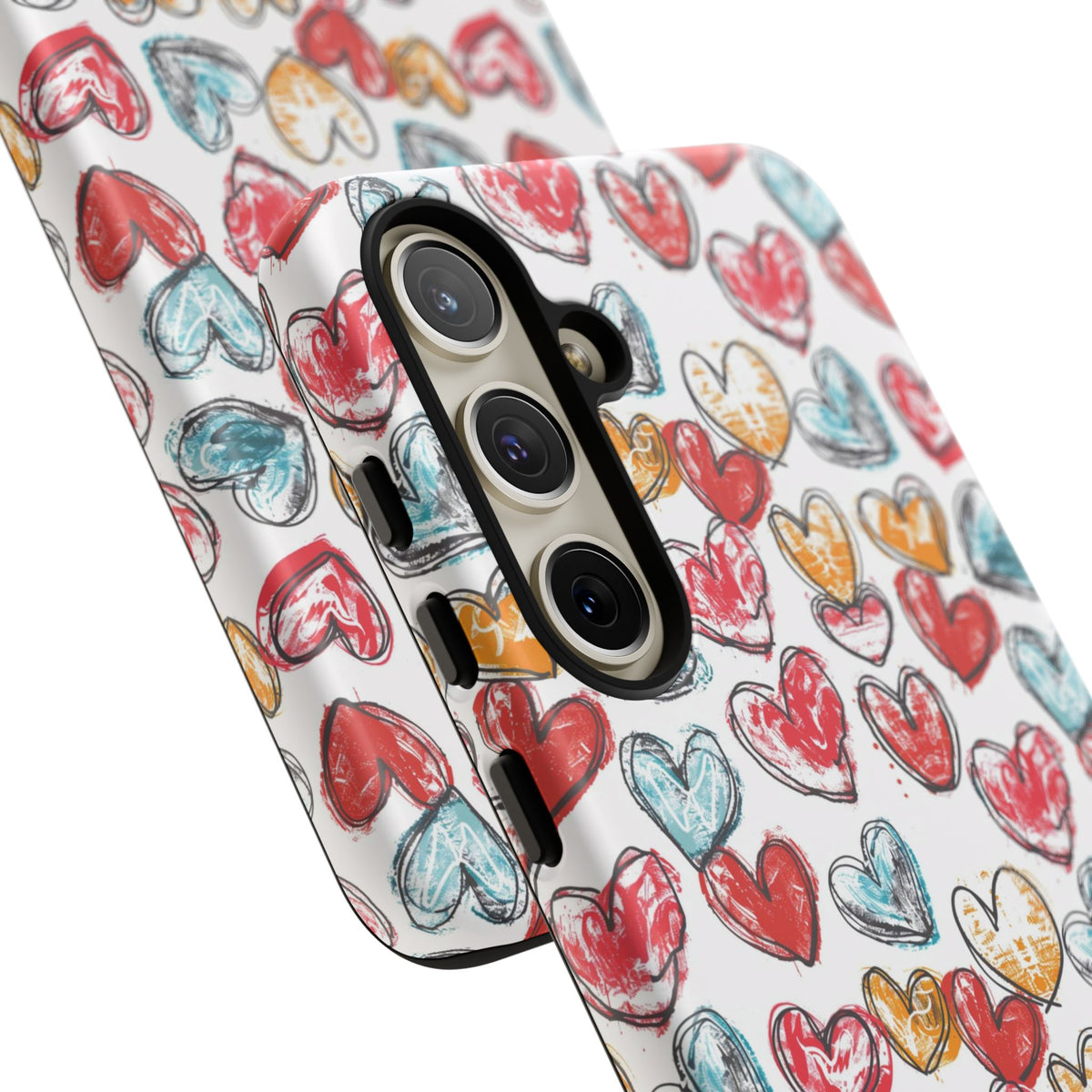 Heart Pattern Phone Case – Stylish & Loving Design for Your Device 235