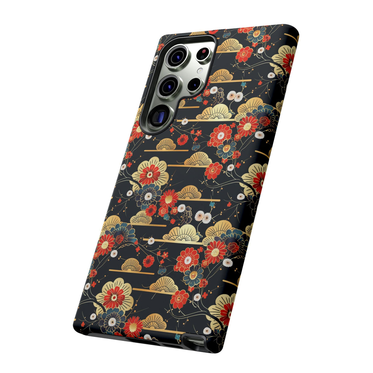 Japanese Pattern Phone Case – Elegant & Timeless Design for Your Phone 063