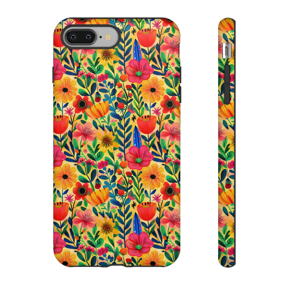 Frida Kahlo's Flower Phone Case – Artistic Elegance for Your Phone 7