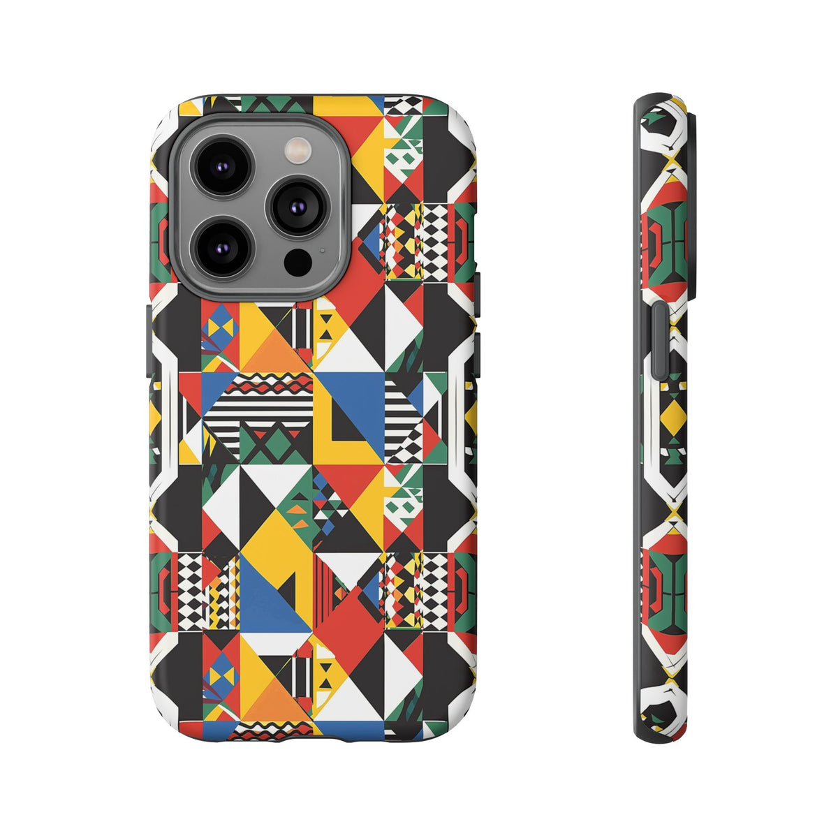 Stylish African Pattern Phone Case – Unique and Vibrant Protection 182