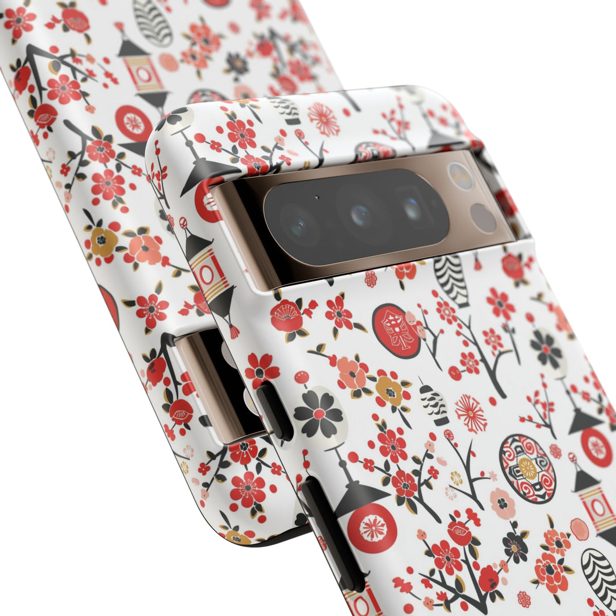 Japanese Pattern Phone Case – Elegant & Timeless Design for Your Phone 468