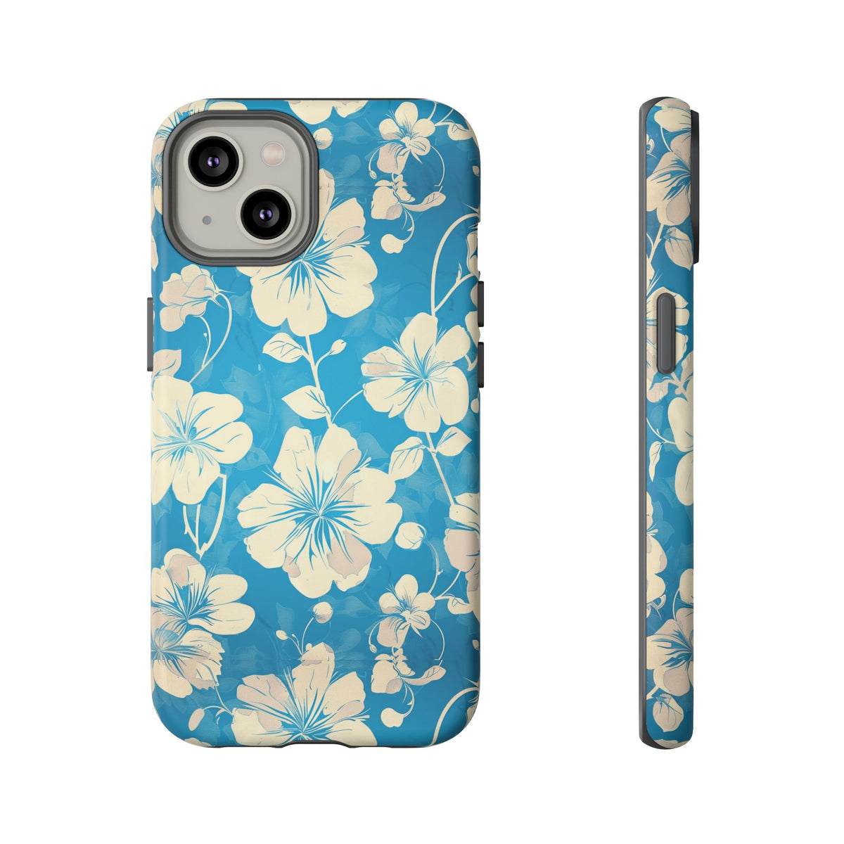 Blue Floral Seamless Pattern Phone Case