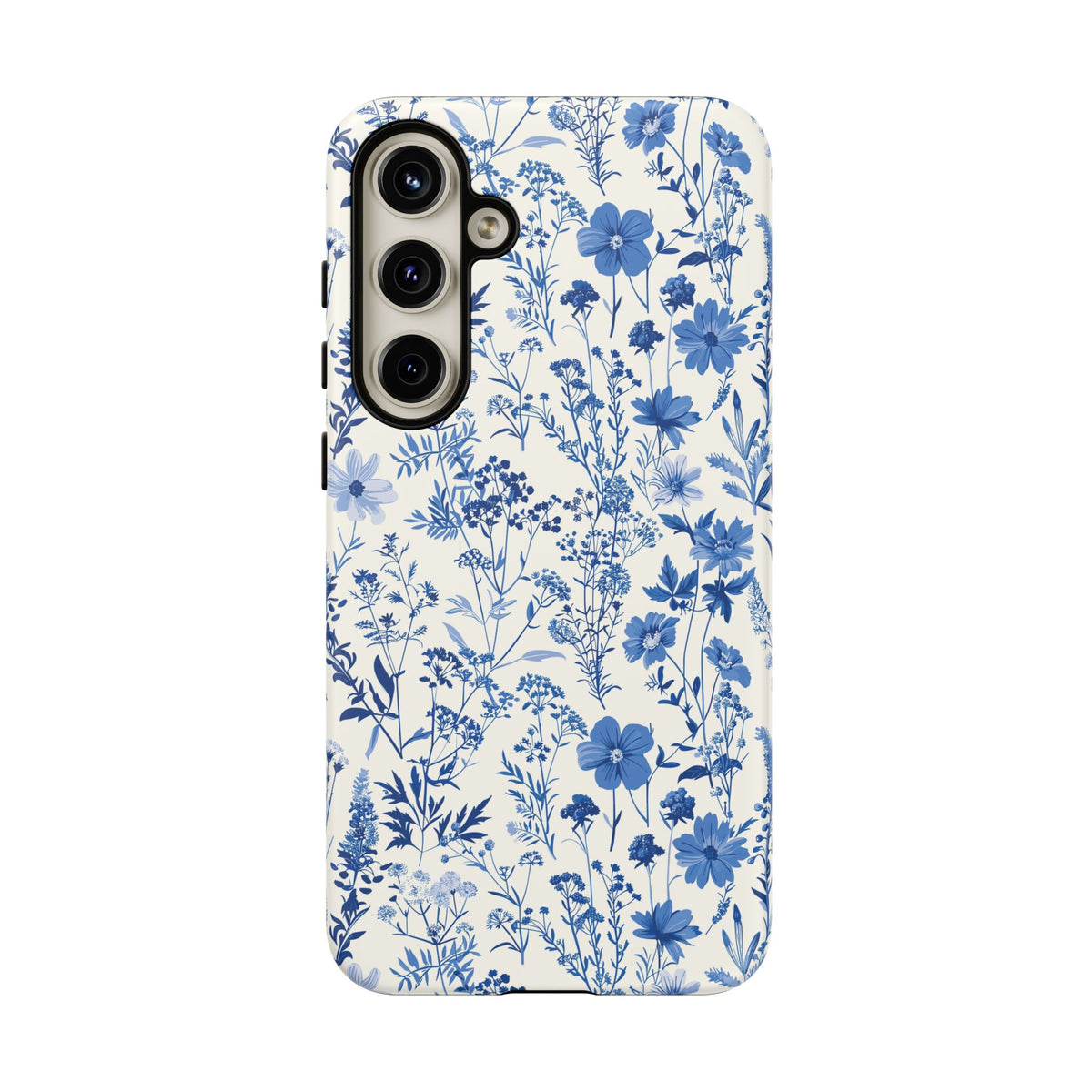 Blue French Toile Phone Case – Timeless Elegance and Classic Style