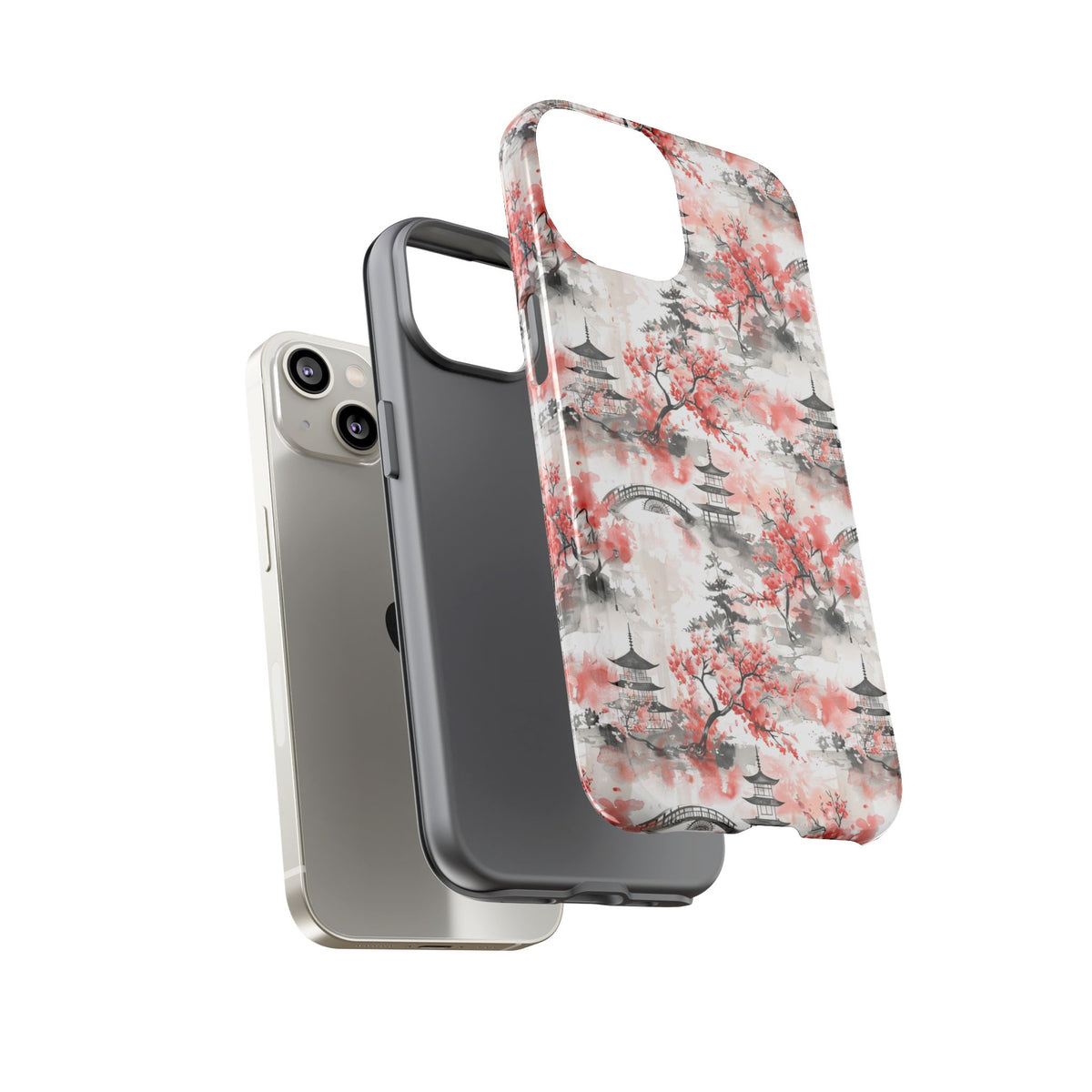 Japanese Pattern Phone Case – Elegant & Timeless Design for Your Phone 122