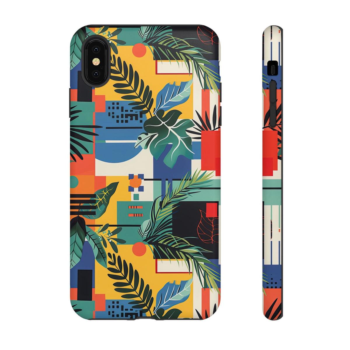 Jungle Collage Phone Case – Vibrant & Durable Nature-Inspired Protection