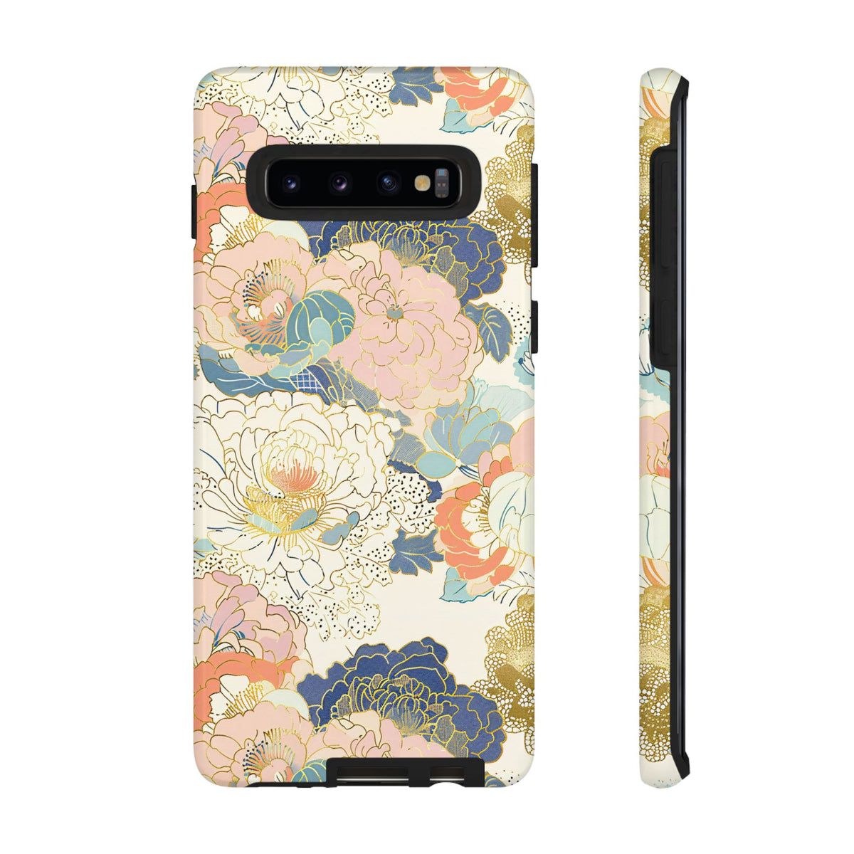 Japanese Blossom Asian Floral Design Phone Case – Elegant Floral Phone Cover 4