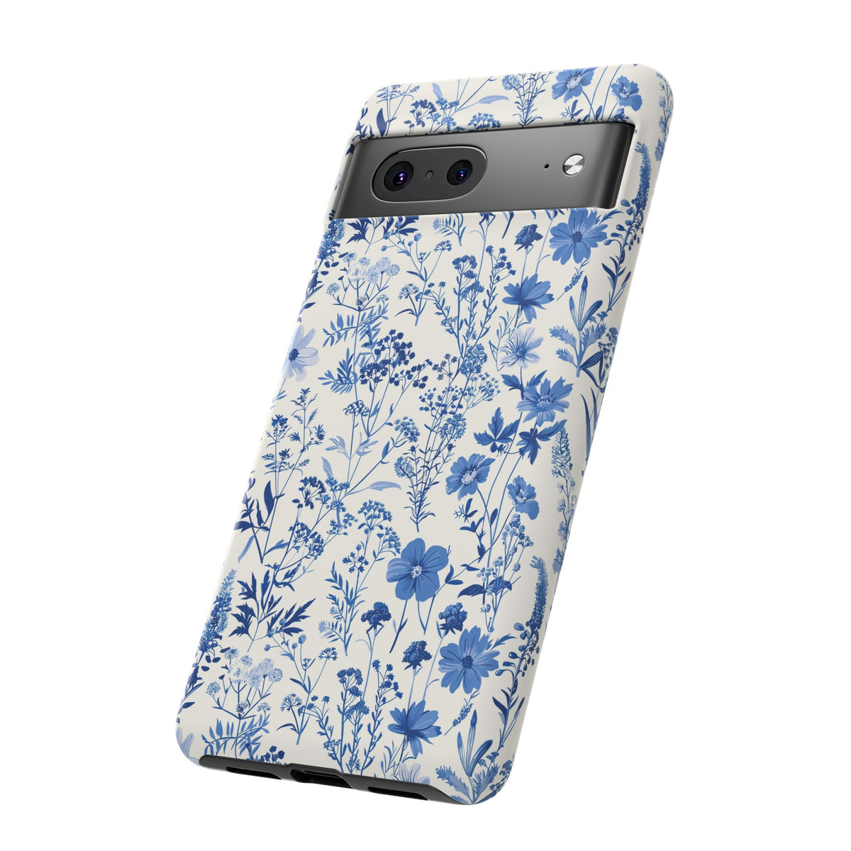 Blue French Toile Phone Case – Timeless Elegance and Classic Style