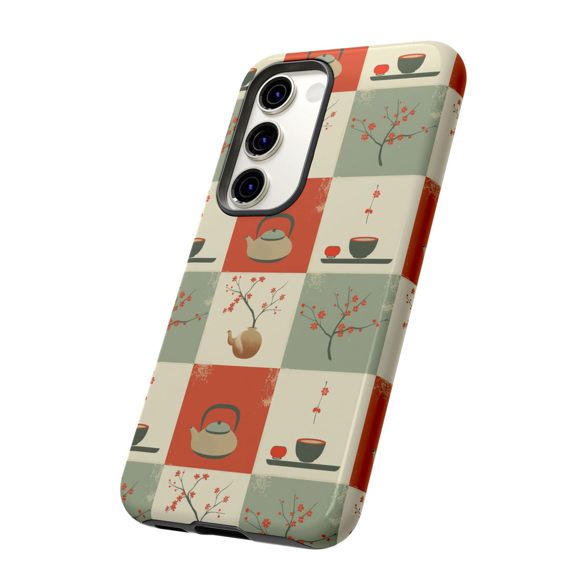 Japanese Pattern Phone Case – Elegant & Timeless Design for Your Phone 505