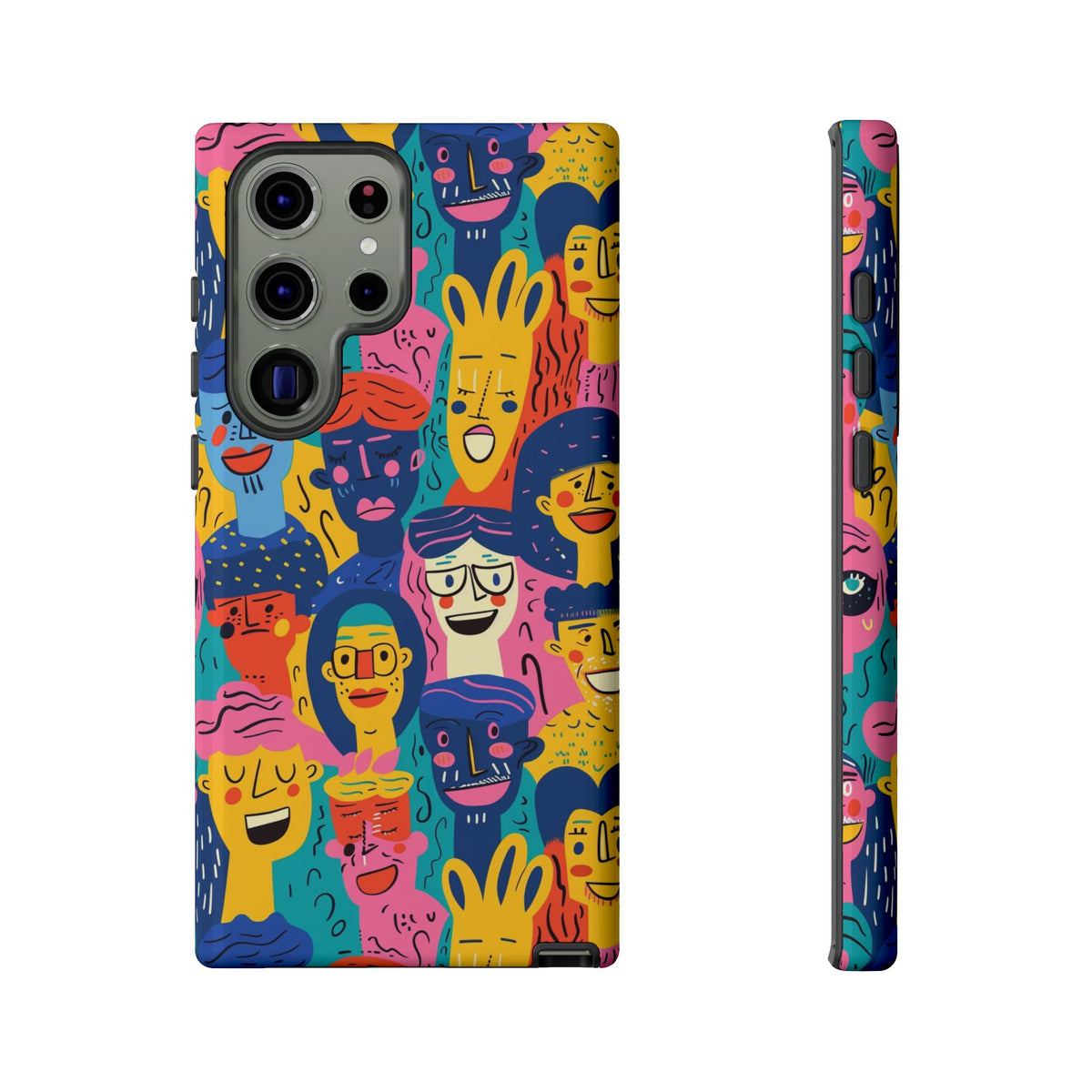 Happy Faces Phone Case – Joyful and Cheerful Design for a Bright Look 6