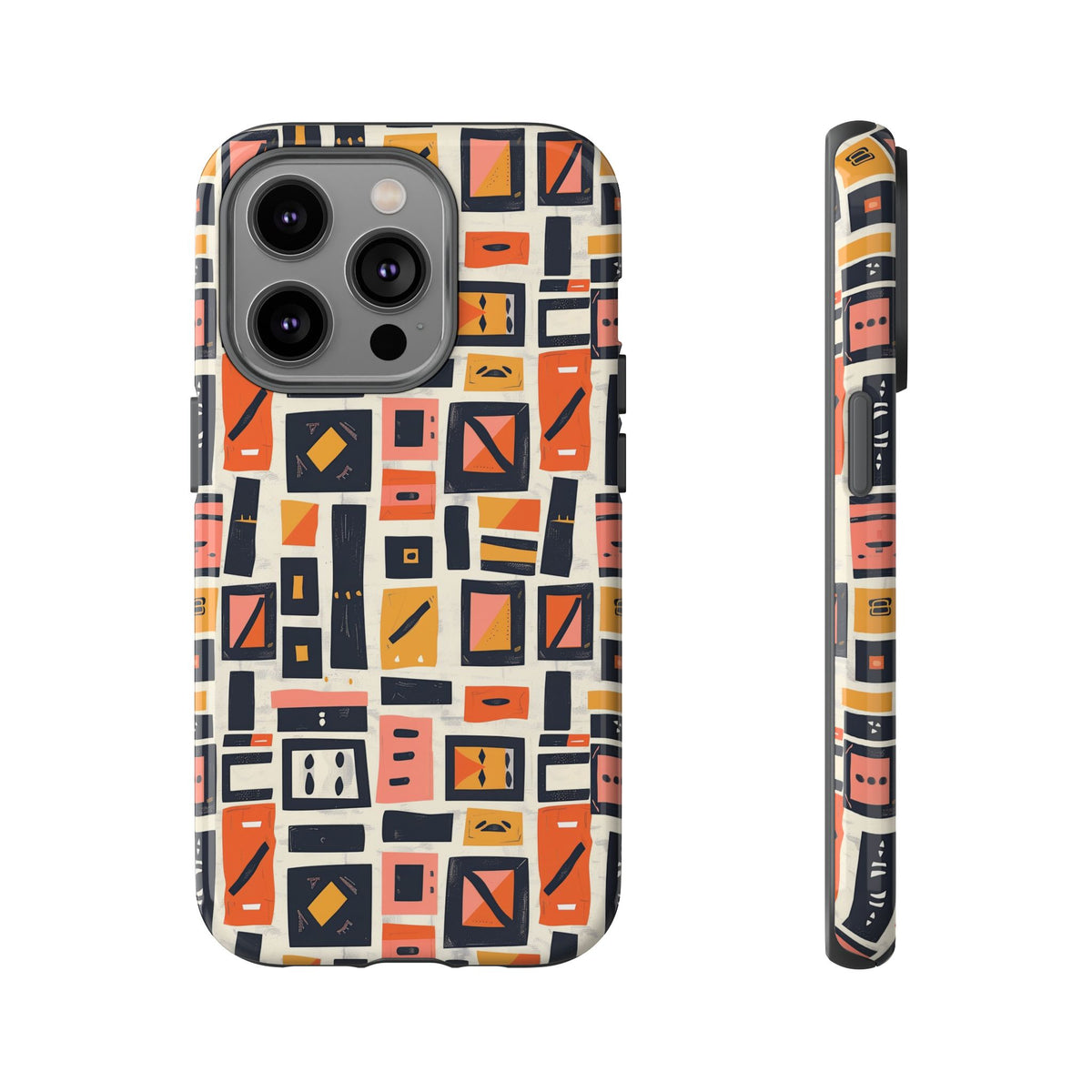 Stylish African Pattern Phone Case – Unique and Vibrant Protection 087