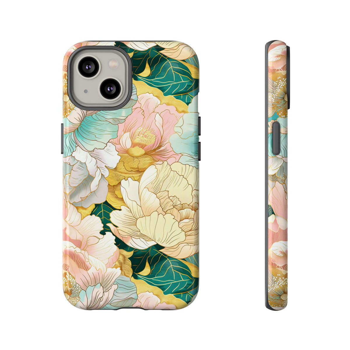 Japanese Blossom Asian Floral Design Phone Case – Elegant Floral Phone Cover