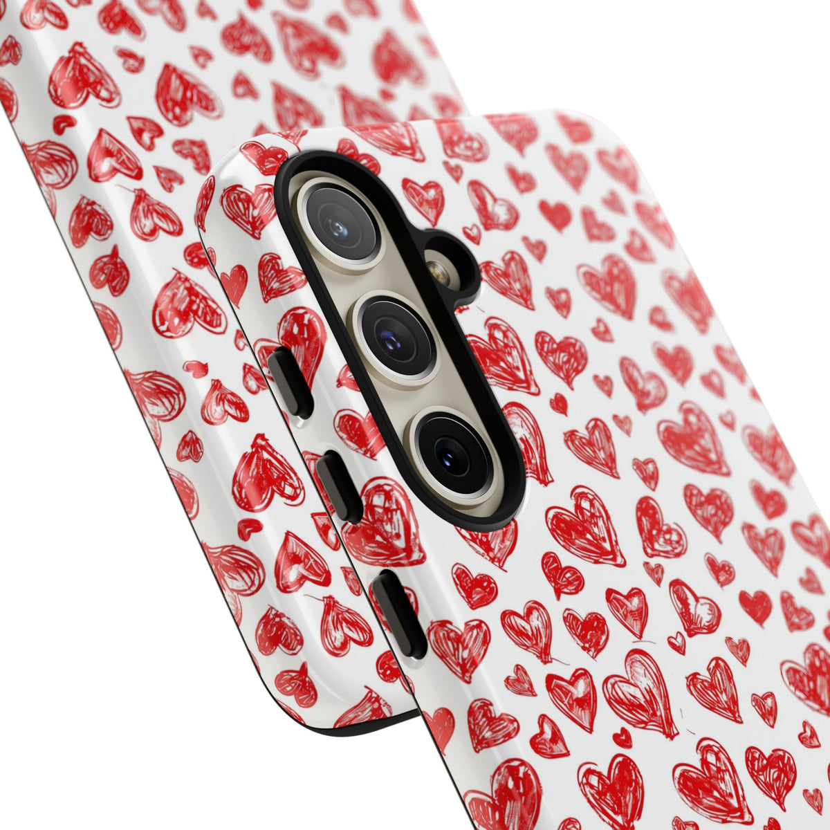 Heart Pattern Phone Case – Stylish & Loving Design for Your Device 814