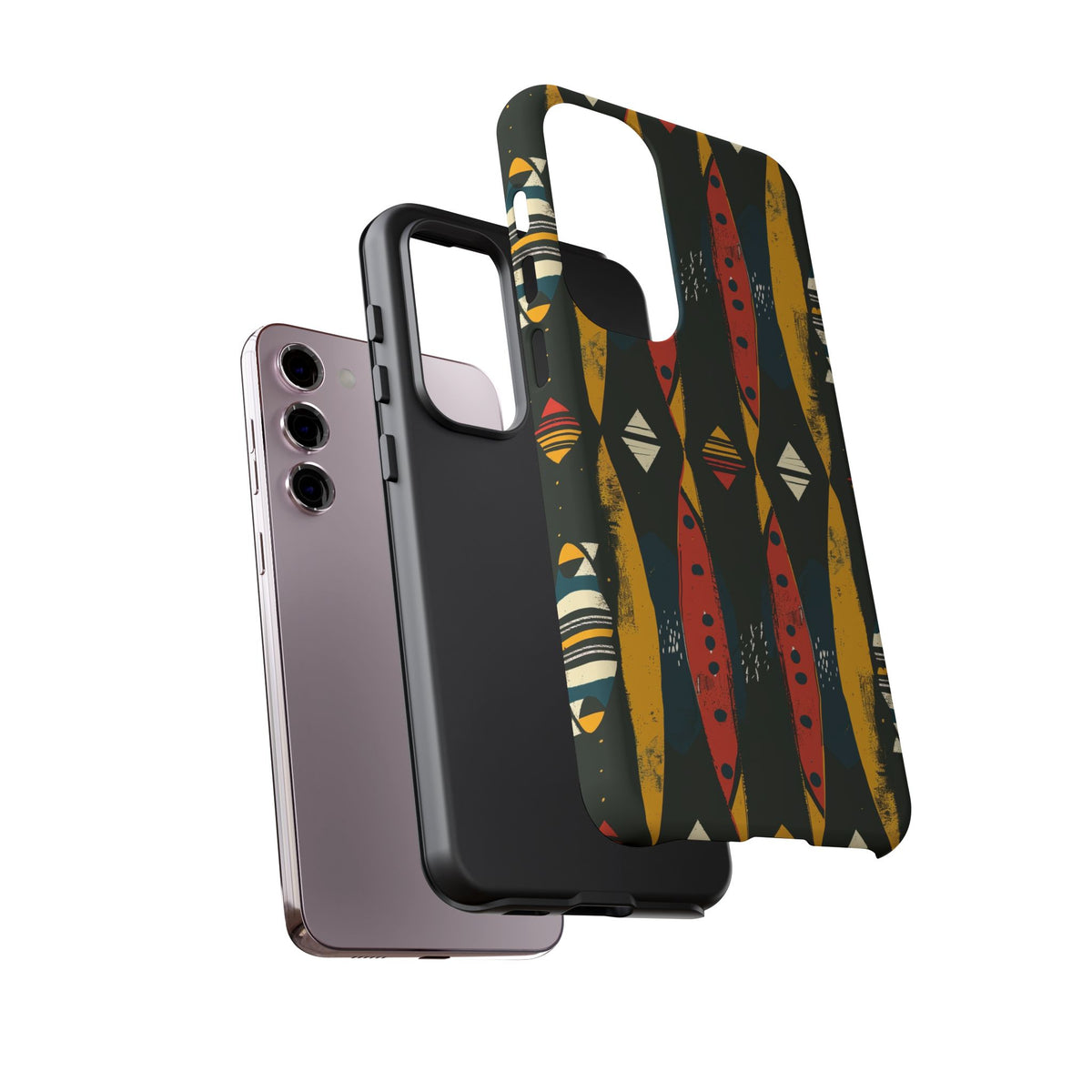 Stylish African Pattern Phone Case – Unique and Vibrant Protection 156